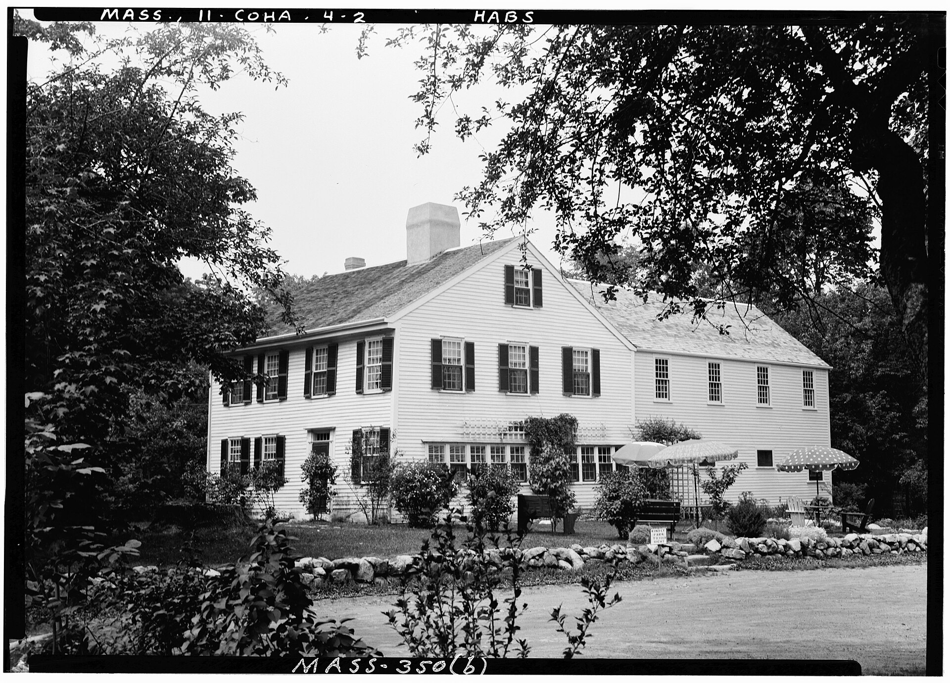 Historic New England home in Cohasset, Massachusetts